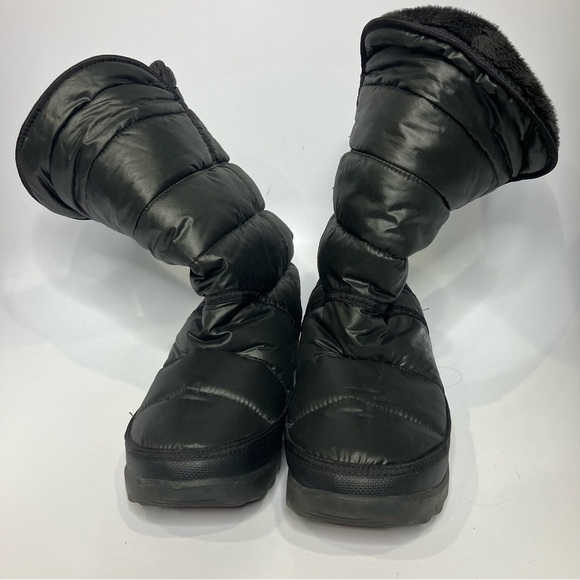 The North Face Amore ll puffer pull on boots black size 8 - Picture 3 of 7